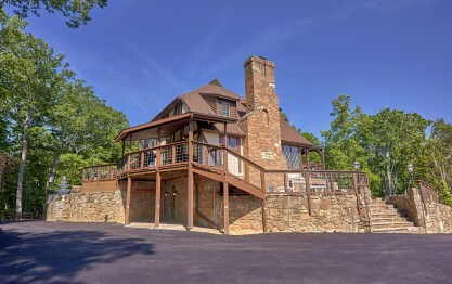 Mountain View Mansion Cabin In Gatlinburg Elk Springs Resort